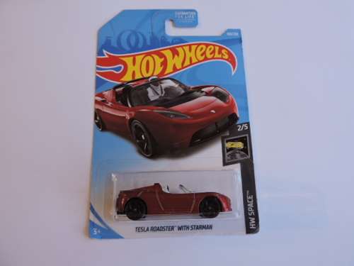 Hot Wheels Tesla Roadster with Starman Like Matchbox